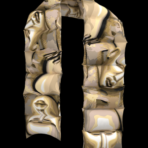 XXL Puffer scarf Taupe